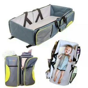 NWOT Lullababy 3-in-1 Travel Bassinet Diaper Bag